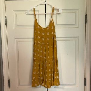 Mustard sun dress